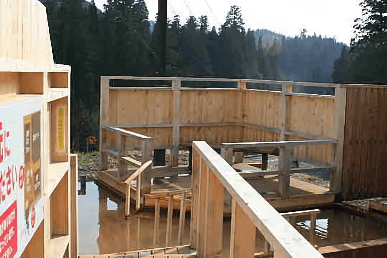 天空の湯　露天風呂