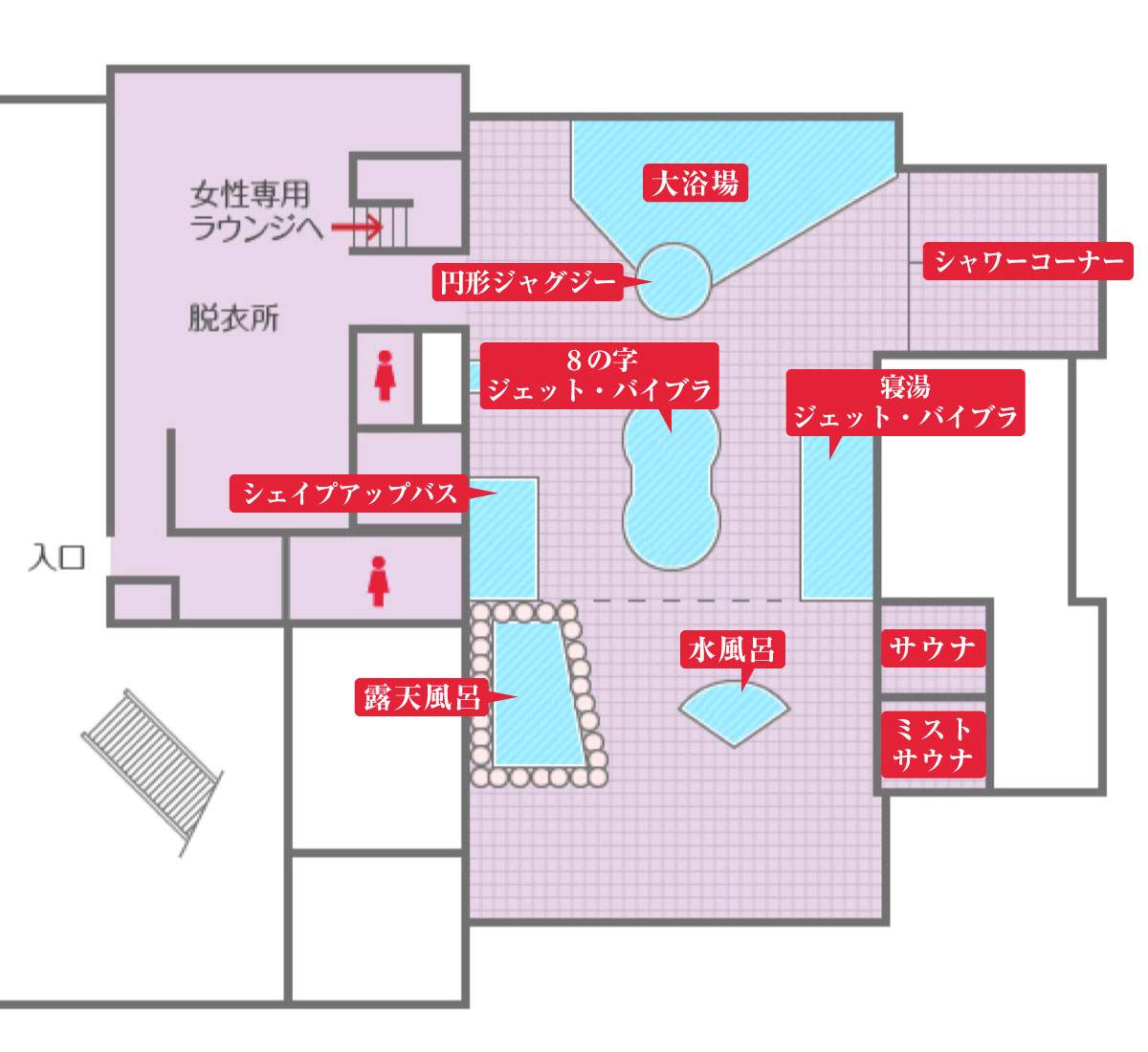 女湯MAP